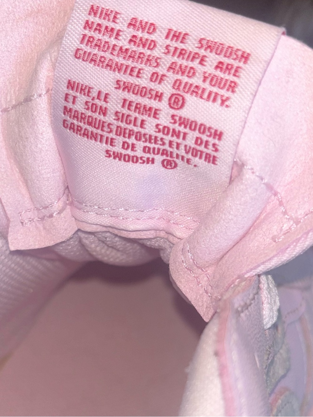 Nike Air Force 1 Fontanka Pastel Pink Valentines Sneakers Womens Size 10 AF1 Low - Picture 8 of 13